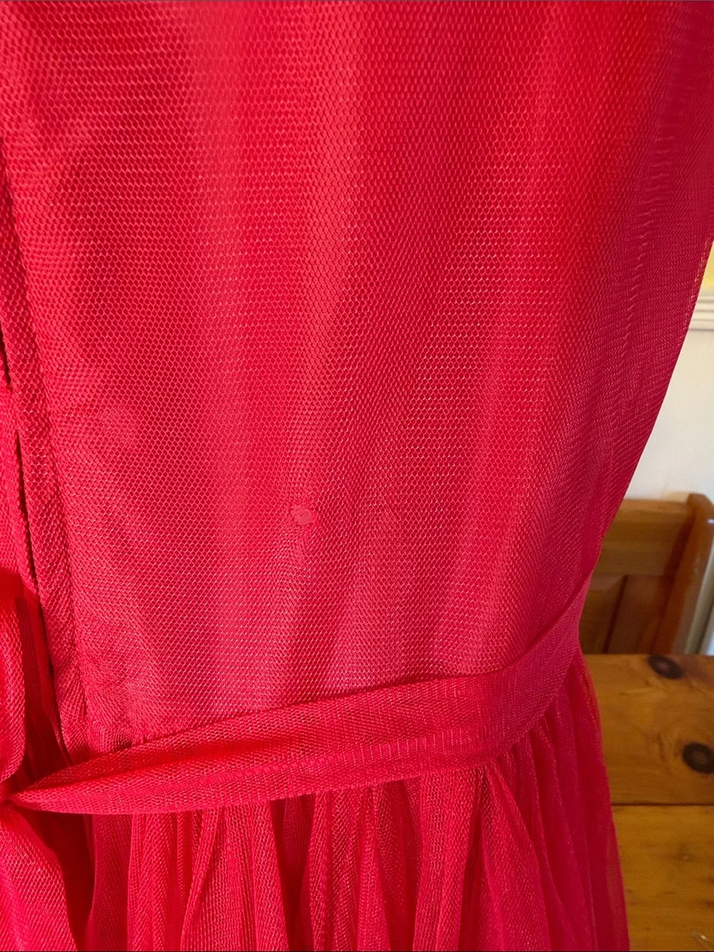 Justice Red Sequin & Tulle Party Dress for Girls